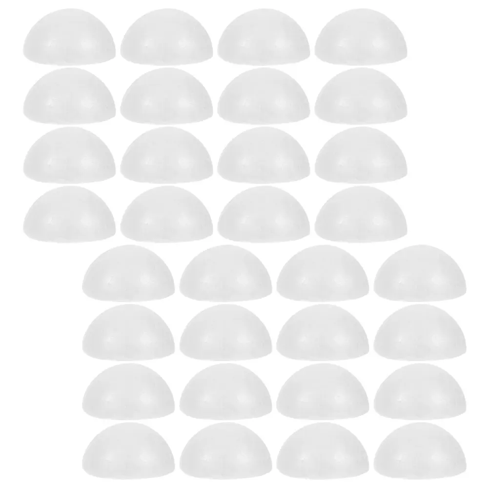 

50pcs Hemispherical Foam Balls 60mm for DIY Wedding Bouquet Accessories Crafting Decorations Art Projects Kids Activities
