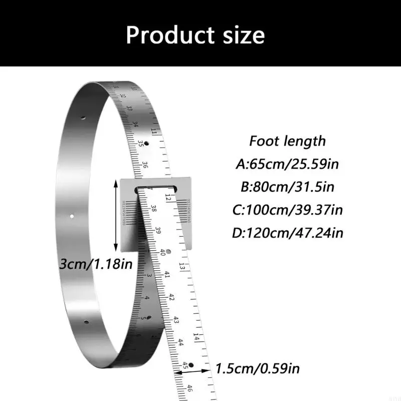 Rustproof Circumferences Tape Measure With Thick Scale For Accurate Readings Precise Diameter Calculations M4YD