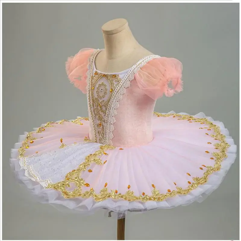 Ballet Tutu Professional Ballet Dress For Girls Adult Pink Blue Performance Dancing Clothes Ballerina Ballet Dress Girl Women