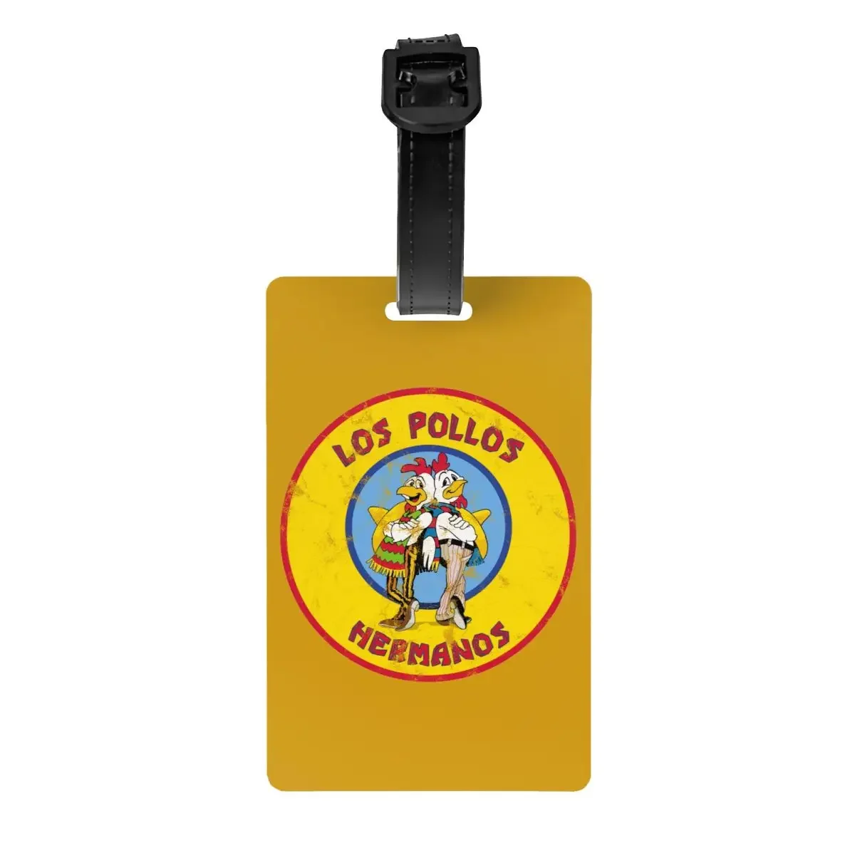 

Distressed Luggage Tag Custom Hermanos Bullseye Baggage Tags Privacy Cover Name ID Card