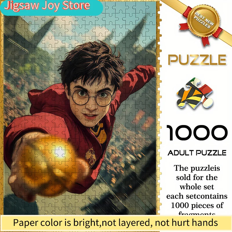 

of Warner Bros. Seamless Puzzles Z9.25-5, Featuring a Harry Potter Golden Snitch Design, Measuring 74.93×50.04 cm, Durable And