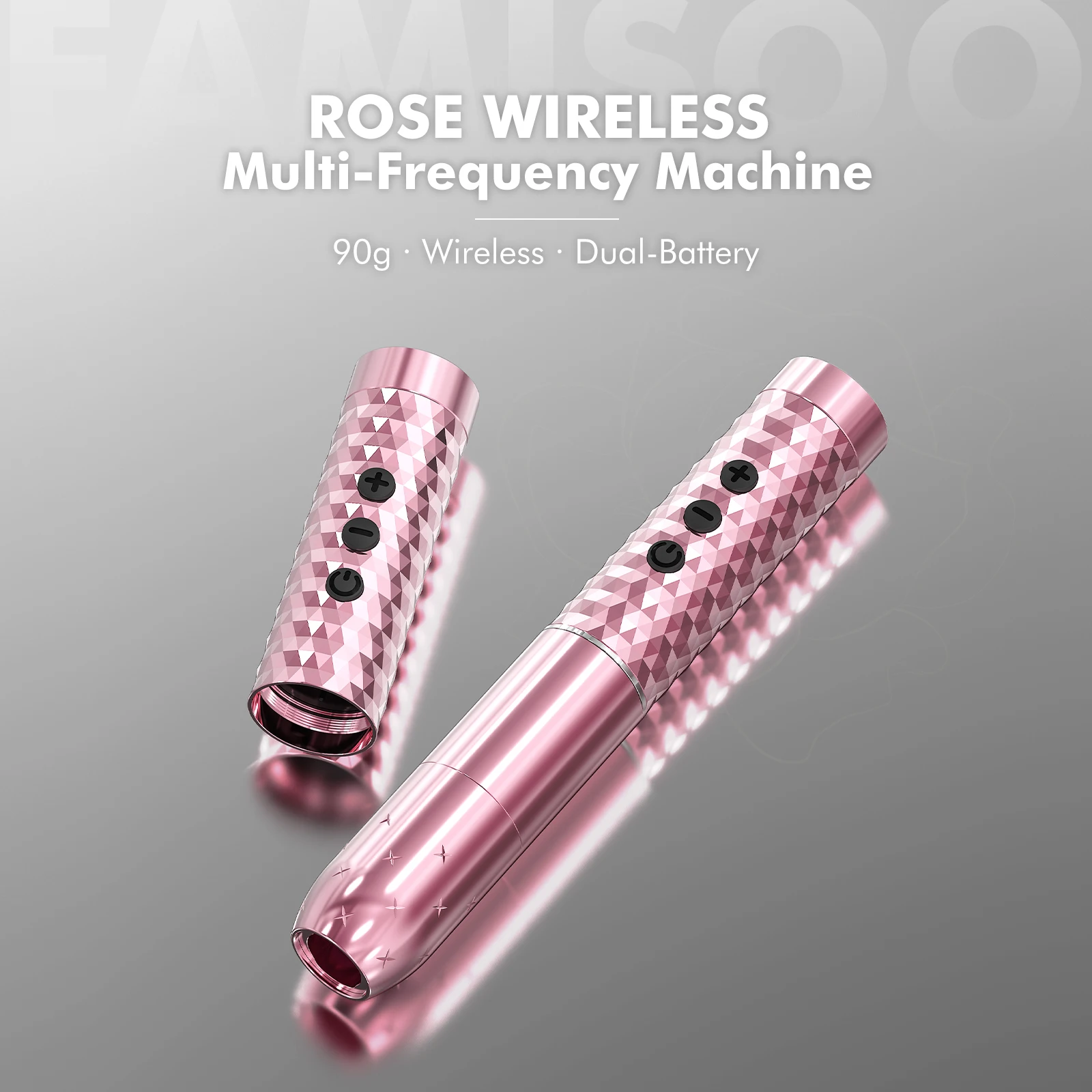 FAMISOO XV602 Wireless Four-Frequency PMU Machine Tattoo Pen Machine Dual-battery Microblading Device for Brows Lip Eyeliner SMP