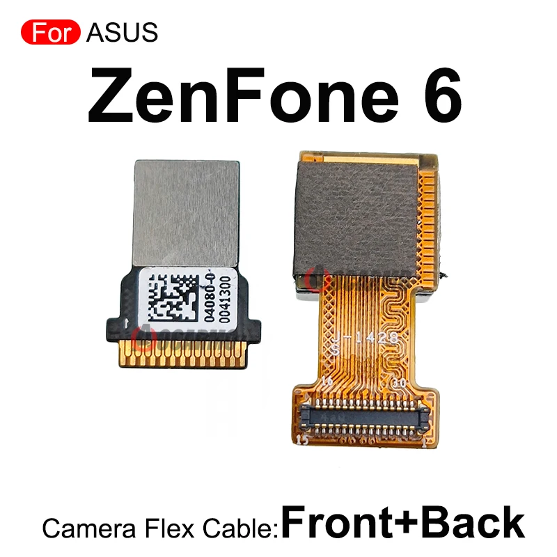 Facing Front Camera Module + Rear Back Main Camera Flex For ASUS ZenFone 6 A600CG A601CG Z002 Replacement Repair Parts