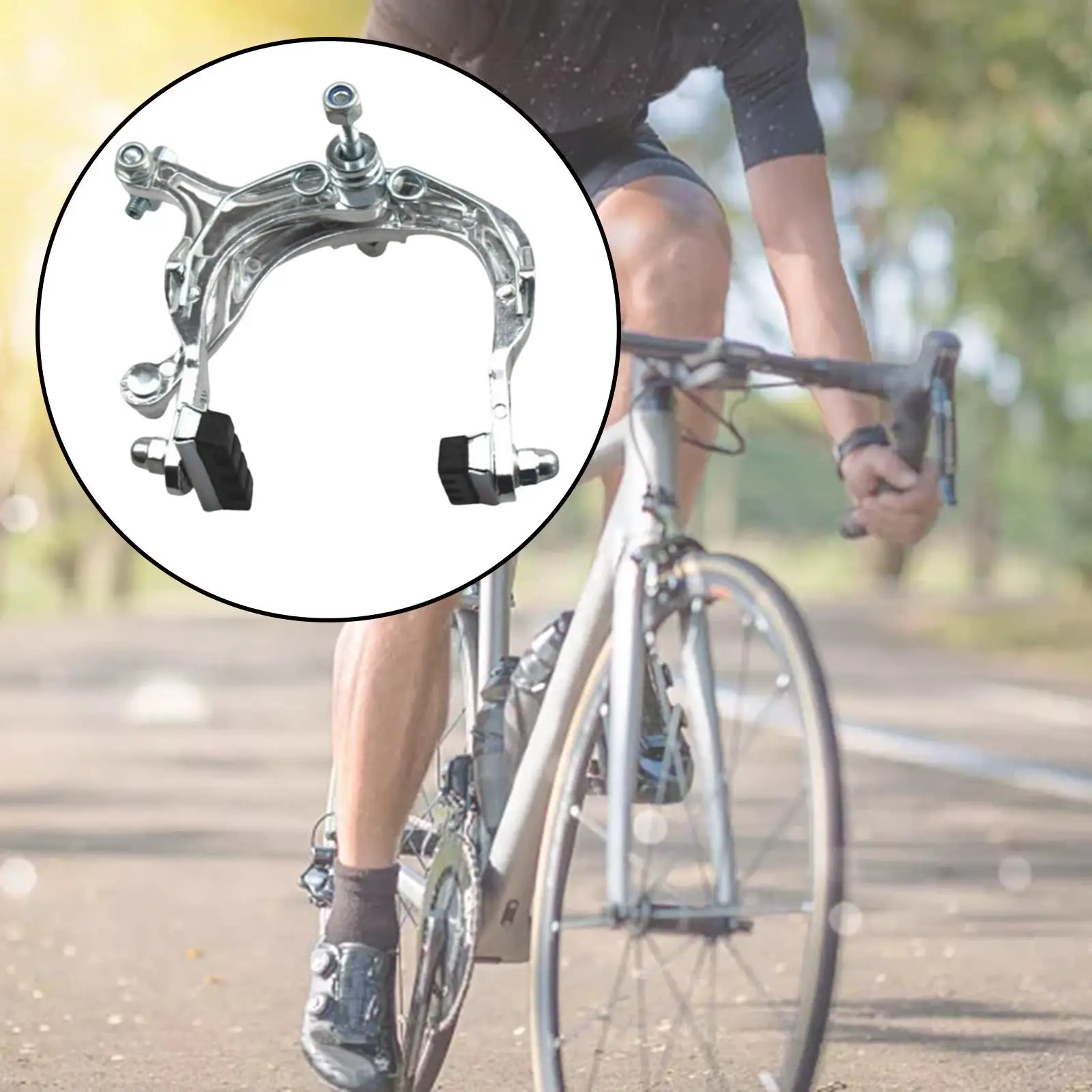 Durable Mechanical Dual Pivot Brake Caliper Repair Parts for Road Bike Aluminum Alloy Bicycle Brakes