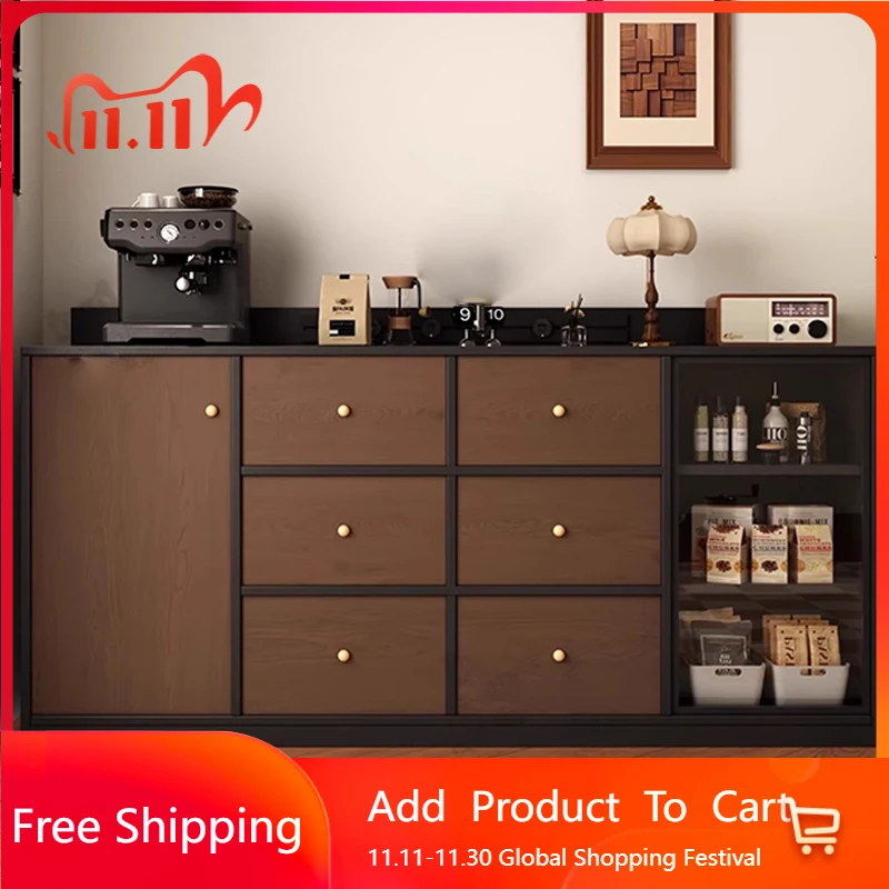 

Wood Coffee Living Room Cabinets Drawers Glass Kitchen Living Room Cabinets Buffet Storage Meuble De Rangement Home Furniture