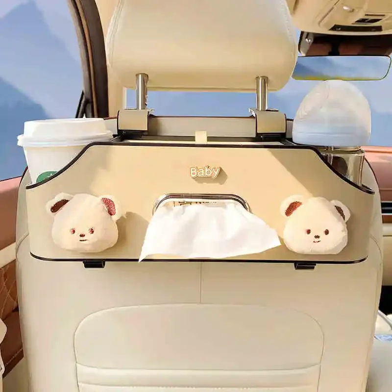 منظم السيارة، حقيبة تخزين مقعد السيارة متعددة الوظائف، مقاومة للماء، منظم مقعد السيارة، حقيبة القمامة #2