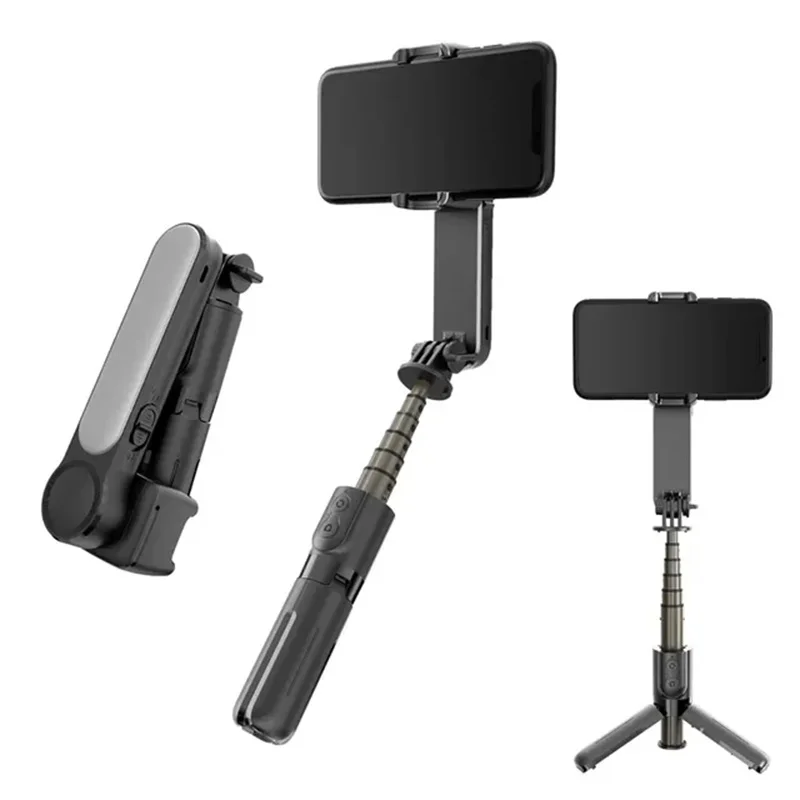 

Mini Selfie Phone Holder Bluetooth 3 Types of Fill-in Light Rotatable Stretchable Foldable Stable Selfie Stick Tripod for Phone