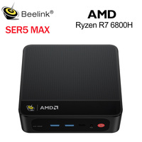 Beelink Ryzen 7 SER5 MAX 6800H SER Pro 5850U Ryzen 5 5500U 6800U Mini PC AMD DDR4 16GB RAM 500GB  SSD WiFi6 4K Desktop Computer