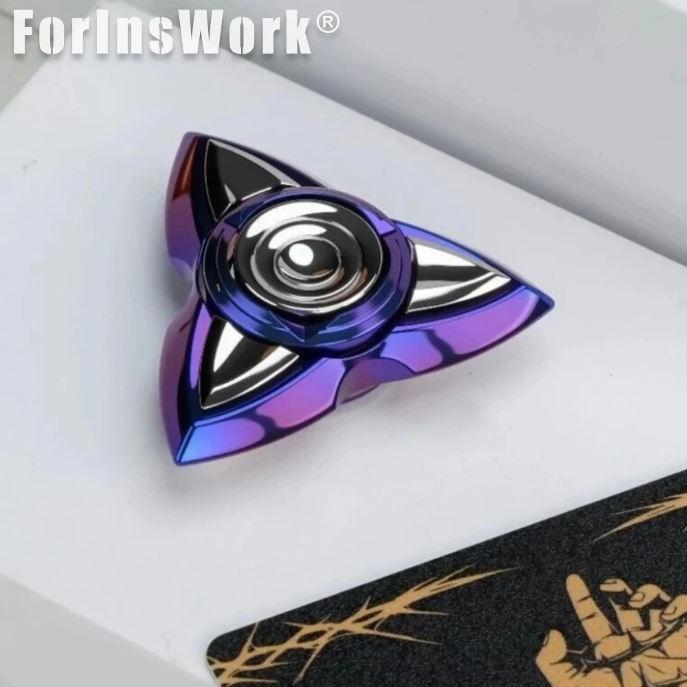 Fixation Sword Heart Three-Blade Speed Fidget Spinner EDC Creative Stress Relief Toy