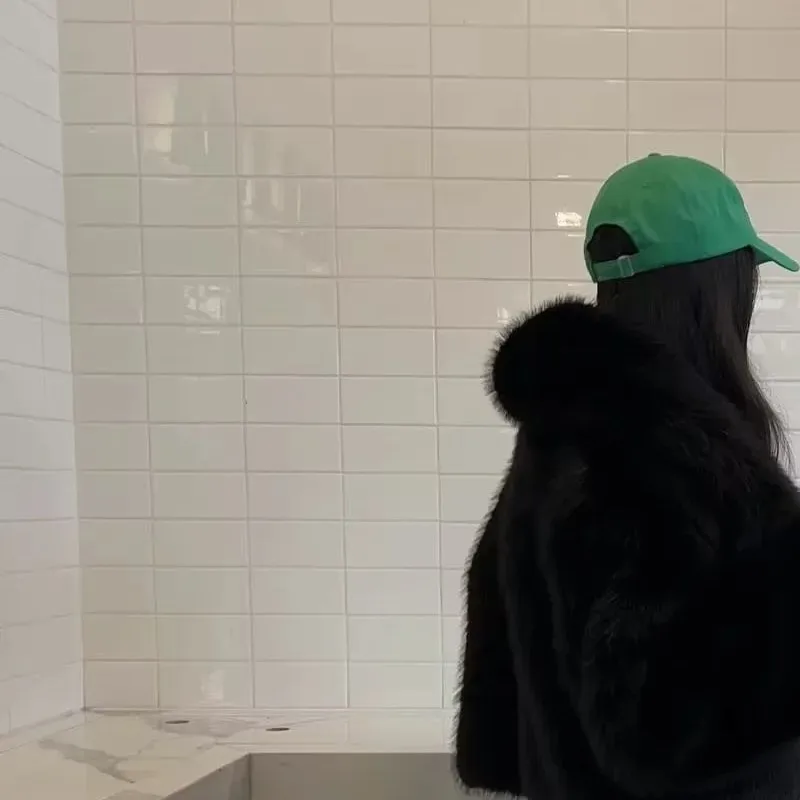 2026 가을 겨울 인조 모피 코트 패션 두꺼운 라펠 폭스 퍼 재킷 고품질 플러시 오버코트 짧은 모피 여성 코트