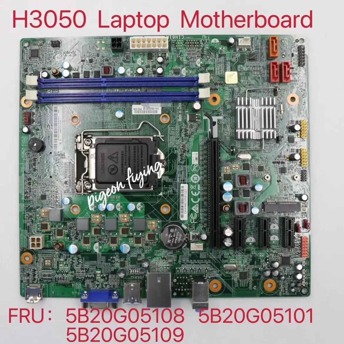 

Applicable to H3050 Desktop Motherboard Number H81H3-LM FRU 5B20G05108 5B20G05101 5B20G05109 100% Test OK