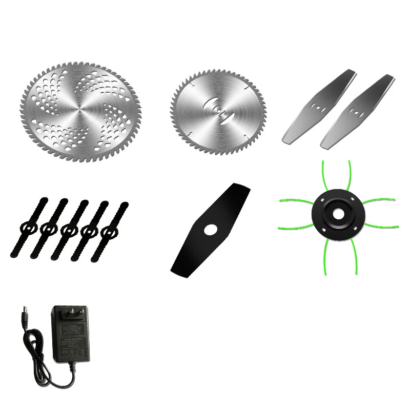 

Lithium Battery Lawn Mower Accessories Saw Blade Straw Rope Charger Garden Power Tool Accessories 예초기날 Tete De Débroussailleuse