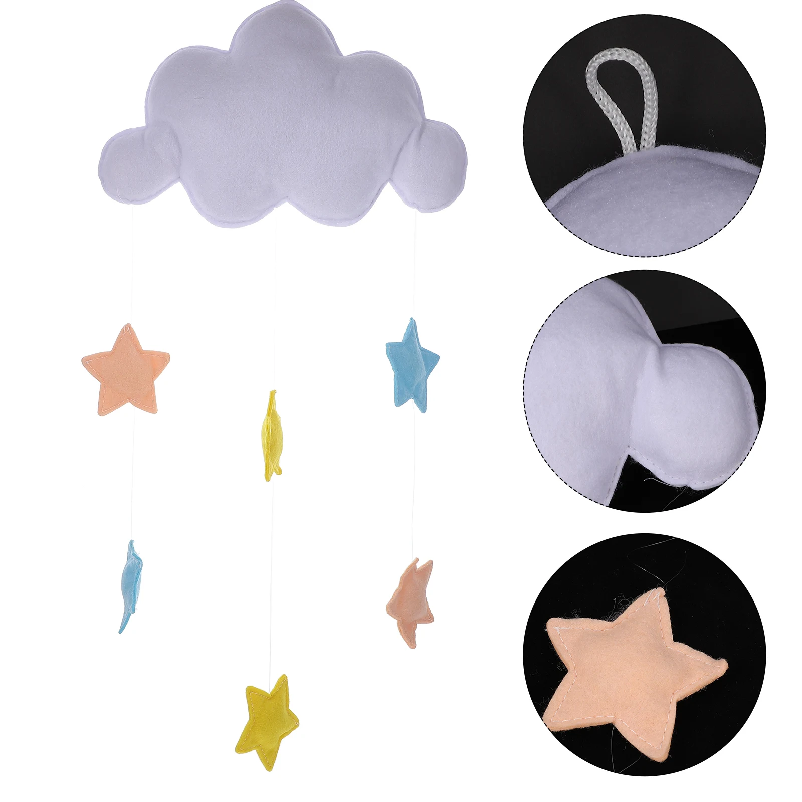 

Clouds for Ceiling 3D naments Nursery Room Decor Childrens Blue Sky Banner Felt Hanging Baby Shower Party Bedroom