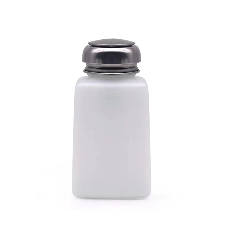 200ML  Alcohol Bottle With Stainless Steel Bottle Cap for Mobile Phone Repair Clean Tools Anti Static Liquid Plastic Container