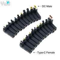 YuXi Laptop Power Adapter Connector USB Type C Female to Universal DC Plug Male Jack Converter For Lenovo HP Dell Asus Acer