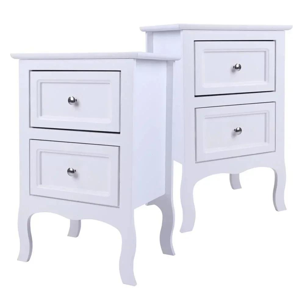 Nightstands Set of 2, Side Table Night Table,White,Nightstands