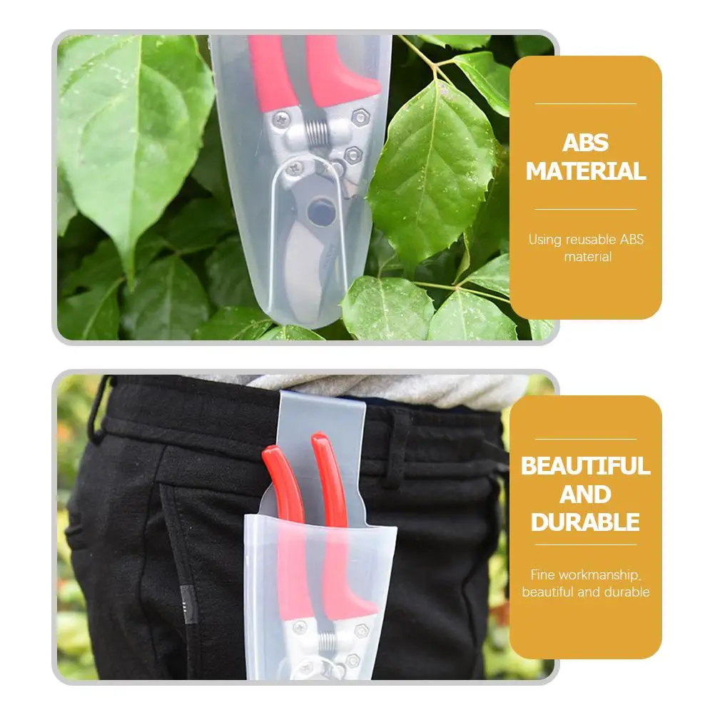 Pruning Waist Box Scissor Shears Garden Tool Case Heavy Duty ABS Durable Protective Covers Pruner Holder