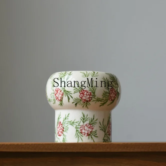 

DSA ceramic flower ware retro ice crack Phalaenopsis flower pot living room room decoration