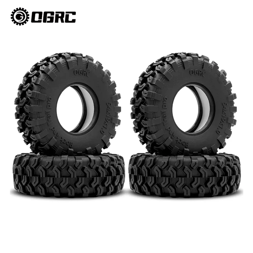 OGRC 1.0 Dual Stage Foam Tyres Soft & Sticky For 1/24 SCX24 Gladiator Bronco C10 JLU Deadbolt B17 FCX24 1/18 TRX4-M - Rock