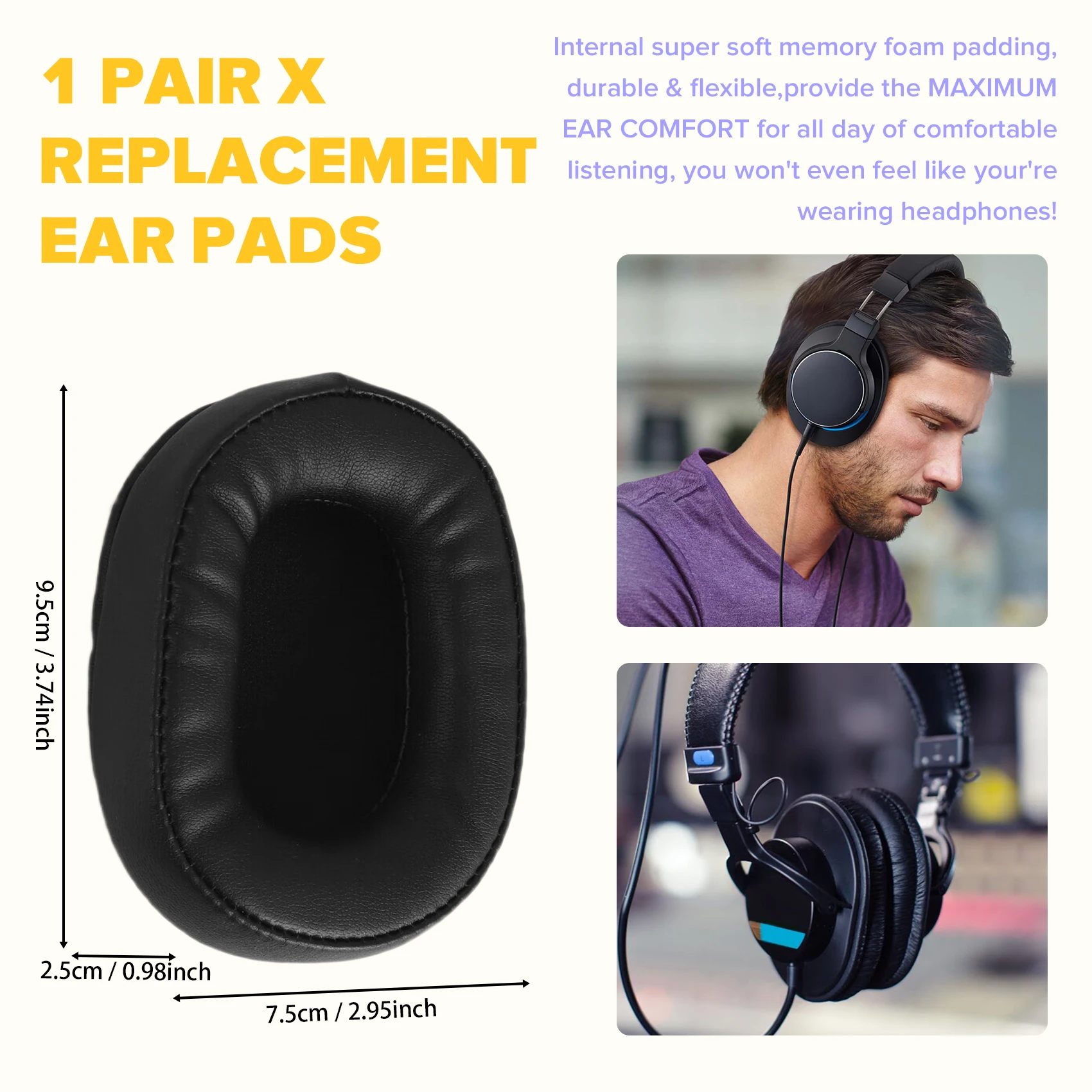 Ear Cushions Memory…