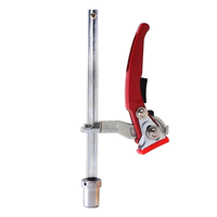 【Flash Sale】Woodworking Desktop Quick Acting Hold Down Clamp Fast Fixed Clip For Woodworking Benches20mm Hole Ratchet F Clamp