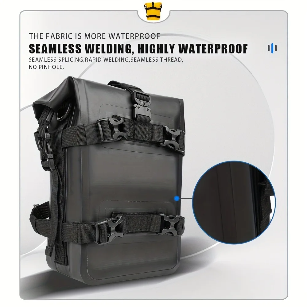 

Waterproof Motorcycle Riding Bumper Bag Multi-functional Expandable Waterproof Shoulder Bag Kayak Beach Boating Waterproof Bag