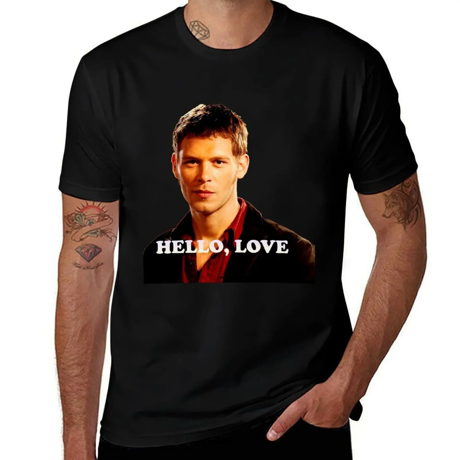 

Niklaus Hello Love T-Shirt t shirt man designer man t shirt cotton high quality man t shirts high quality luxury brand T-shirt