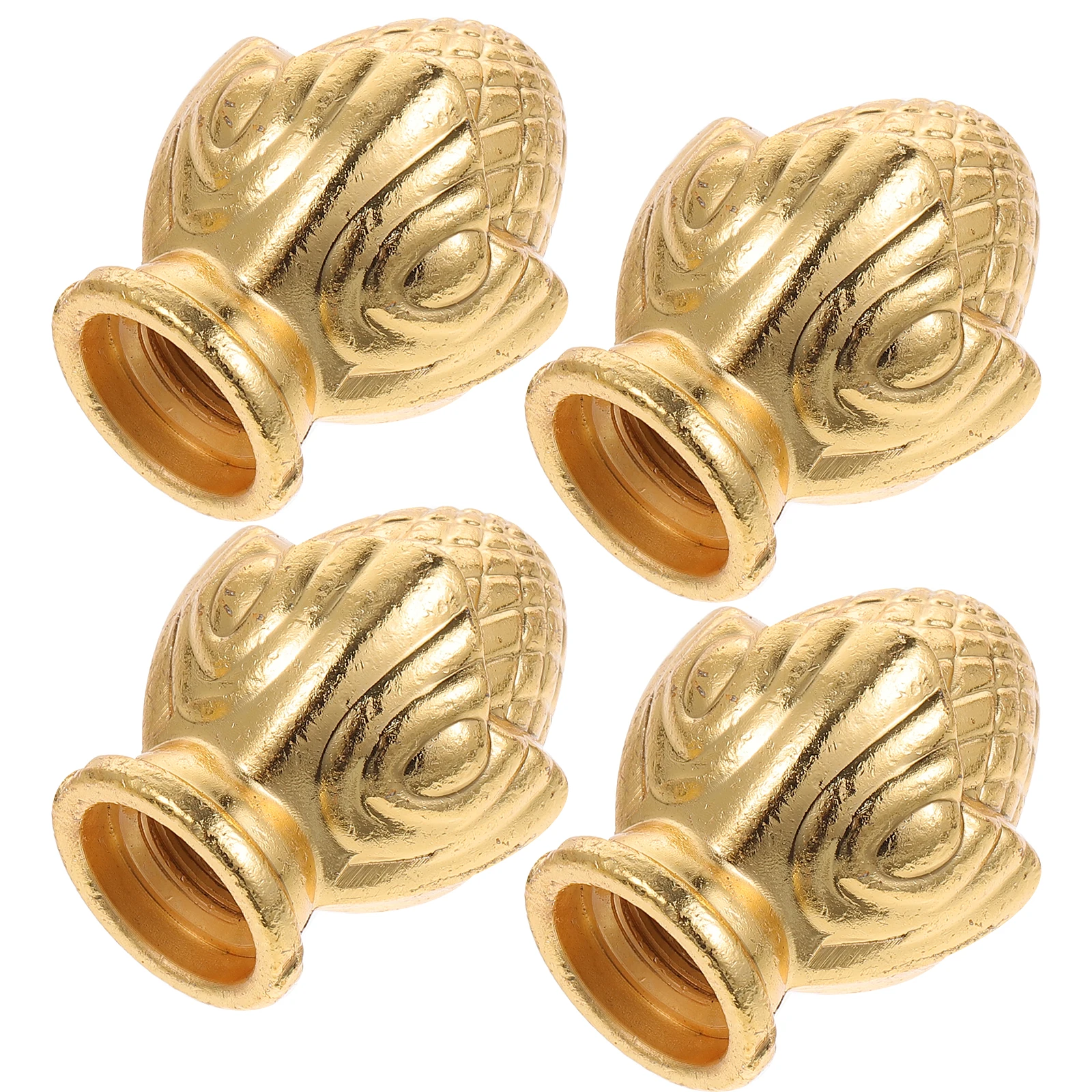 

4Pcs Vintage Lamp Finials Zinc Alloy Decorative Knobs for Table Floor Lamps Decoration DIY Replacement