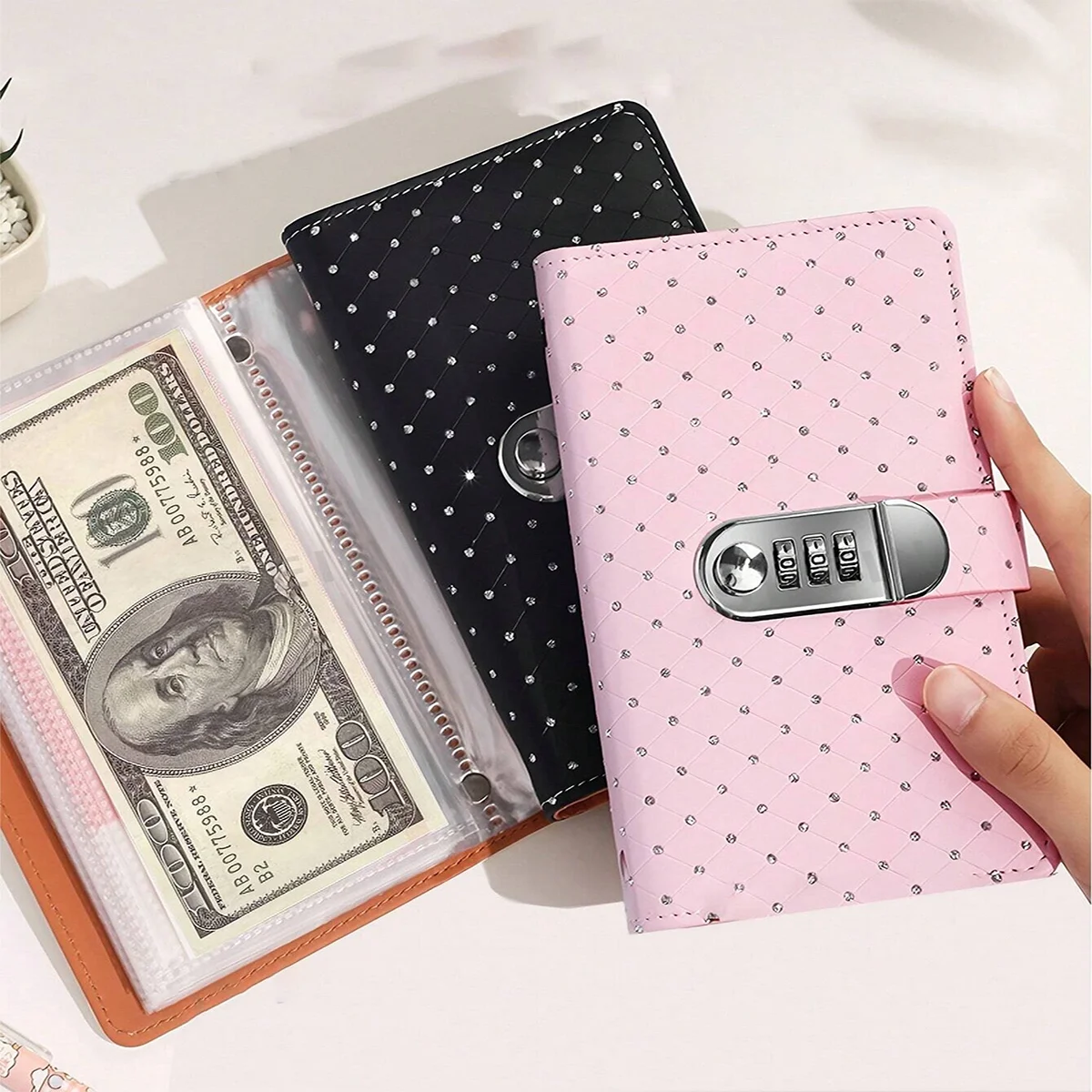 

1 милая и девчачья зашифрованная книга денег! Доступны в 6 цветах, замок с паролем для защиты от кражи, прозрачное отделение, отдельное хранилище для монет и банкнот. | Красочная книга для хранения в стиле Ins, инструмент для бухгалтерского учета сбережен