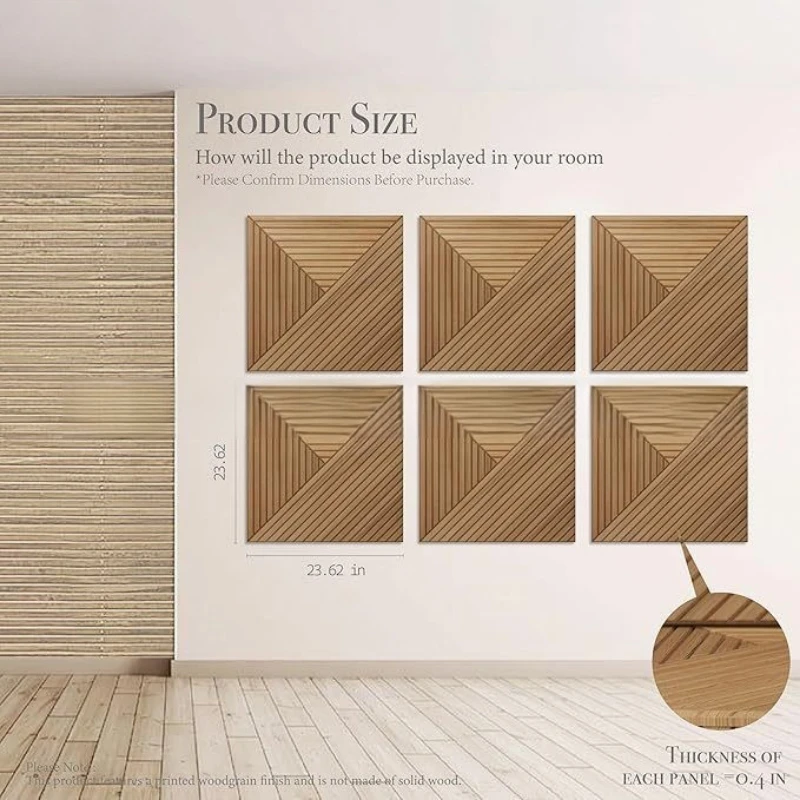 Acoustical Wall Panels, 1-Piece 23.62 X 23.62 Inches Art Acoustic Panels, Decorative Acoustic Panels, Acoustic Wall Panels