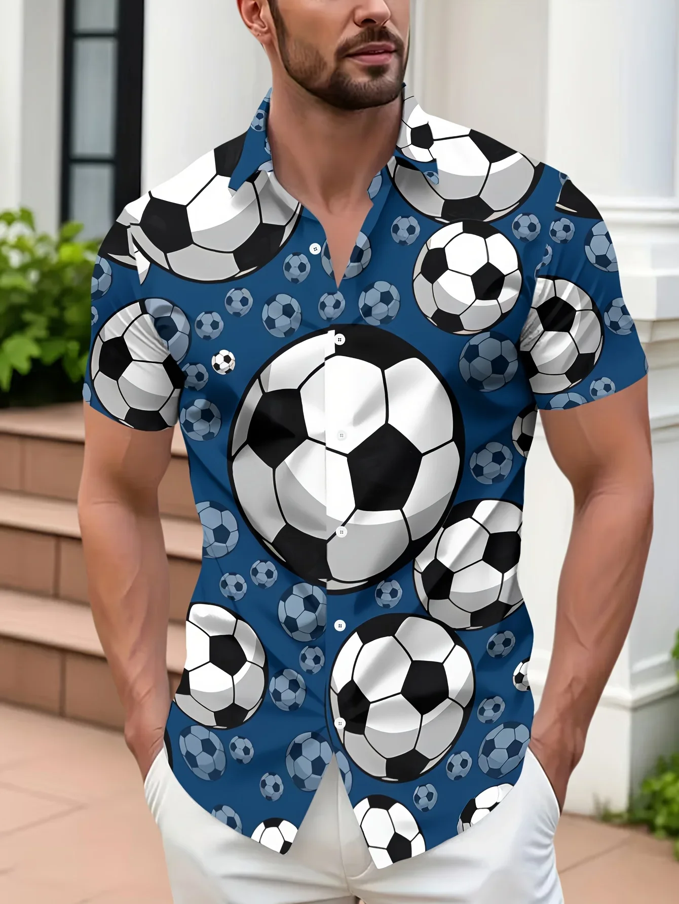 Men's Fashion Tropical Beach Shirt Summer Man Short Sleeve Hawaiian Casual Print Lightweight Breathable Party Tops