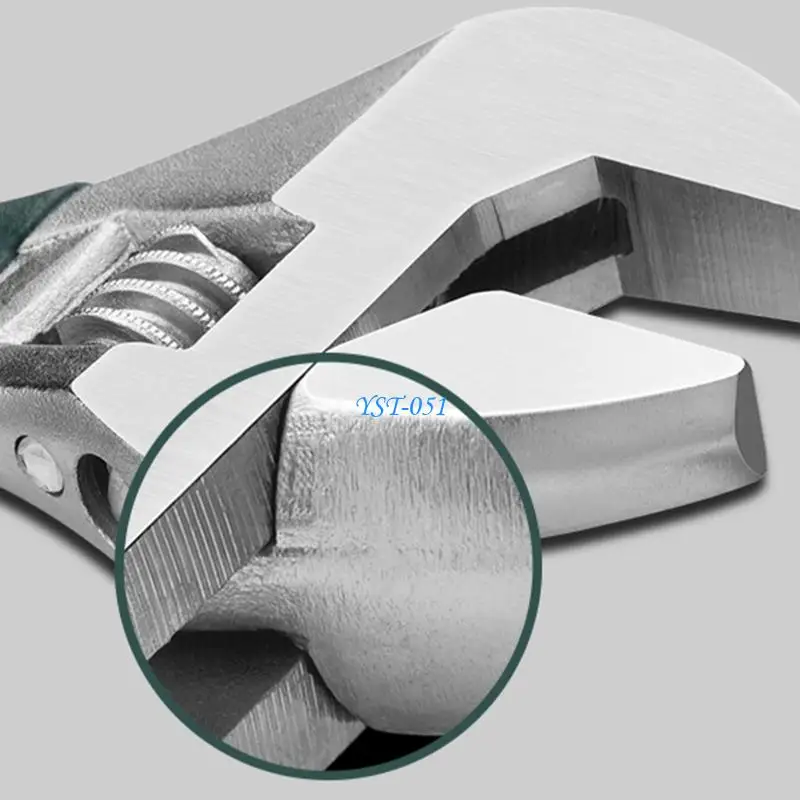 

E15A 4Pcs 6/8/10/12inch Standard Adjustable Spanner Monkey Wrench Plumbers Wrench Tool Household Maintenance