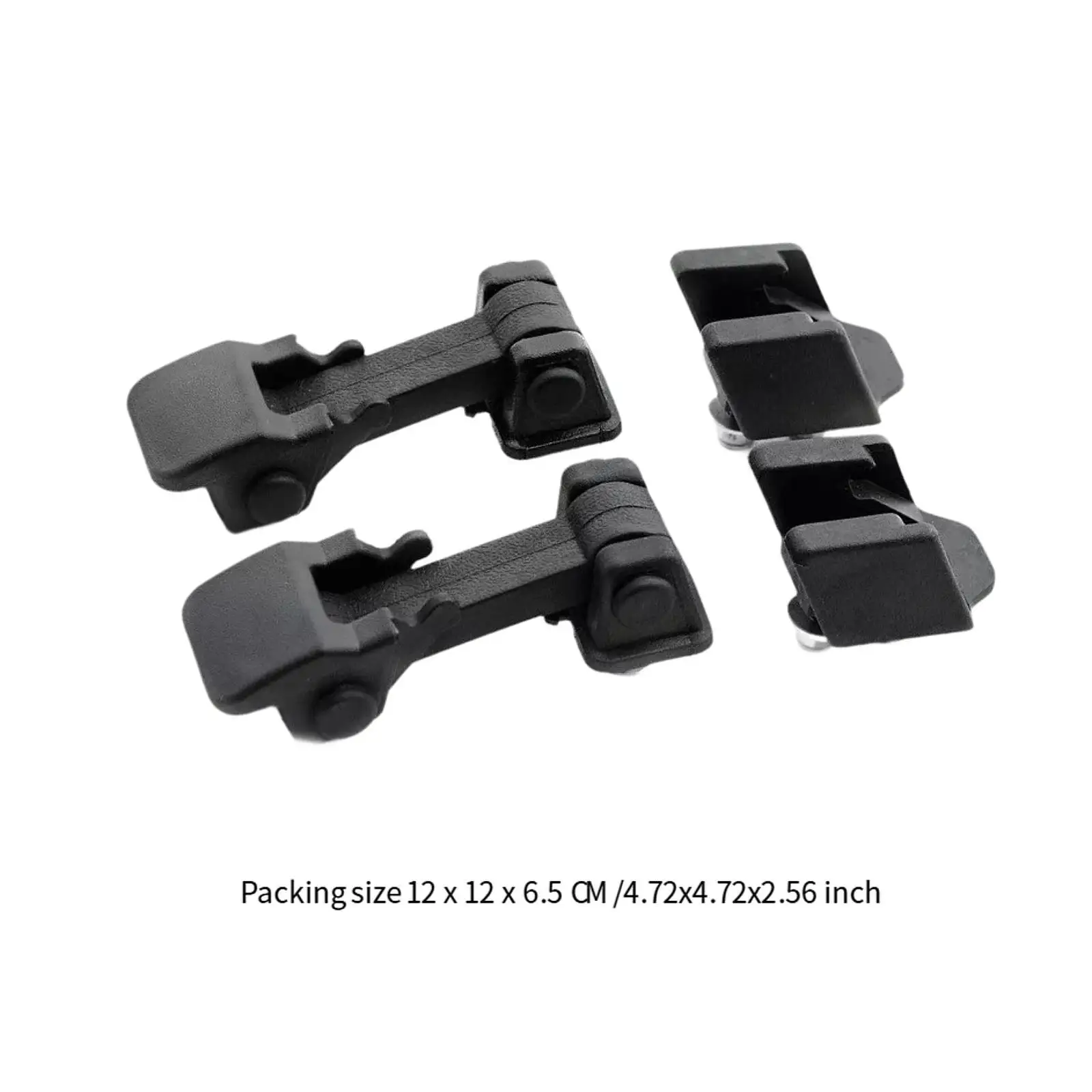 High Performance Hood Latch Bracket Set Solid PP Material Replacement Part for Jeep Wrangler Sport SE 1997 2006