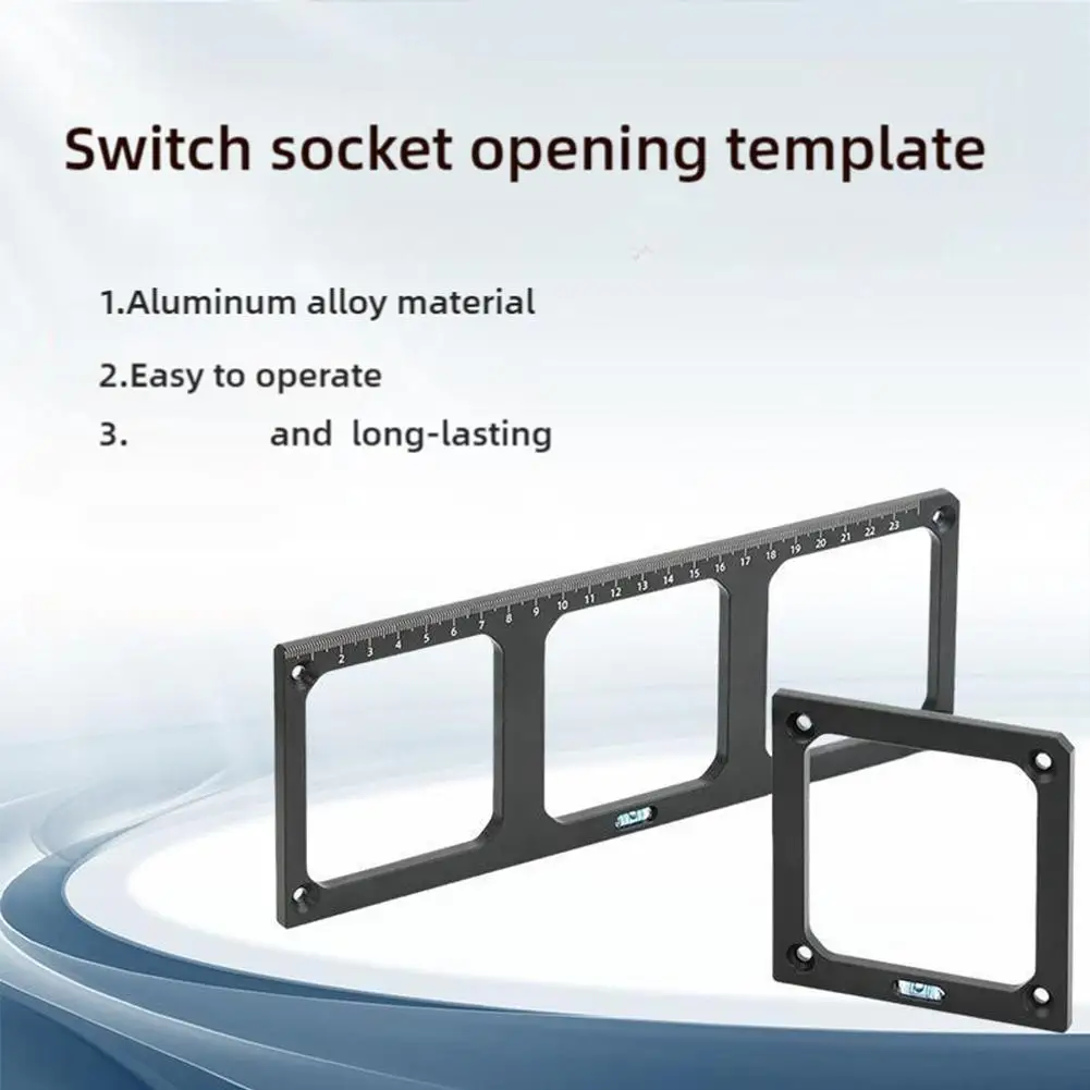 1Pcs Switch Socket Opening Template 86 Switch Socket Opening Template Switch Socket Box Open Hole Mold