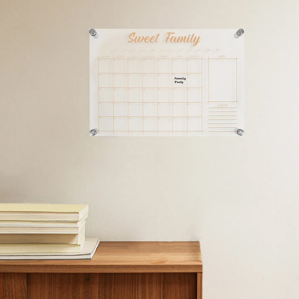 

1Set Erasable Handwritten Message Board Acrylic Multifunctional Memo Board for Office Home Restaurant Hotel Weekly Planning