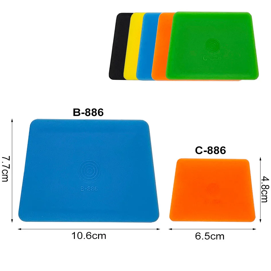 

B-886 C-886 Battery Pry Tool Trapezoidal Colorful Plastic Opening Tools for Disassemble Mobile Phone Wholesale