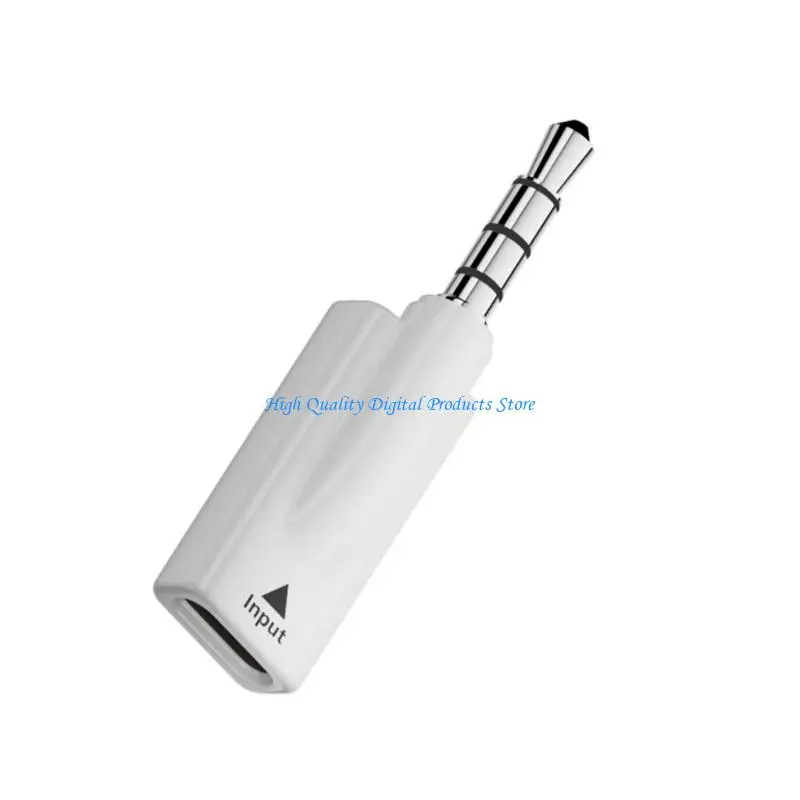 U2JE Type C to 3.5mm Audios Converter Lightweight Travel Friendly USB C to 3.5mm Auxs Adapter Instantly Connectivity Solution