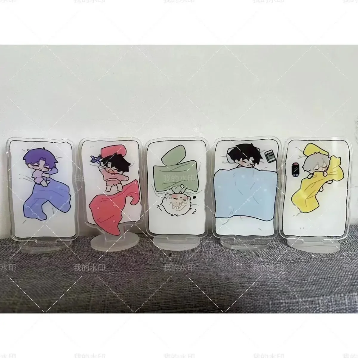 لعبة الحب والفضاء العميق Caleb Sylus Rafayel Xavier Zayne كوسبلاي من الأكريليك حامل نموذج عرض مكتبي هدية المعارض الدائمة