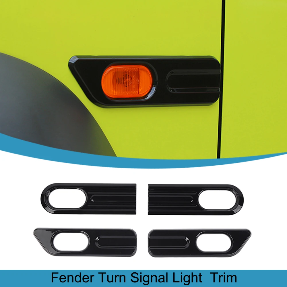 

Fender Turn Signal Light Lamp Decoration Cover Trim for Suzuki Jimny JB64 JB74 2019 2020 2021 2022 2023 Car Exterior Accessories