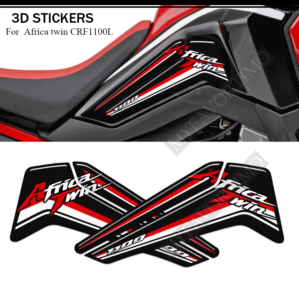 

For Honda AFRICA TWIN CRF1100 CRF 1100 L ADVENTURE SPORT Stickers Decal Kit Tank Pad AfricaTwin Protector 2019 2020 2021