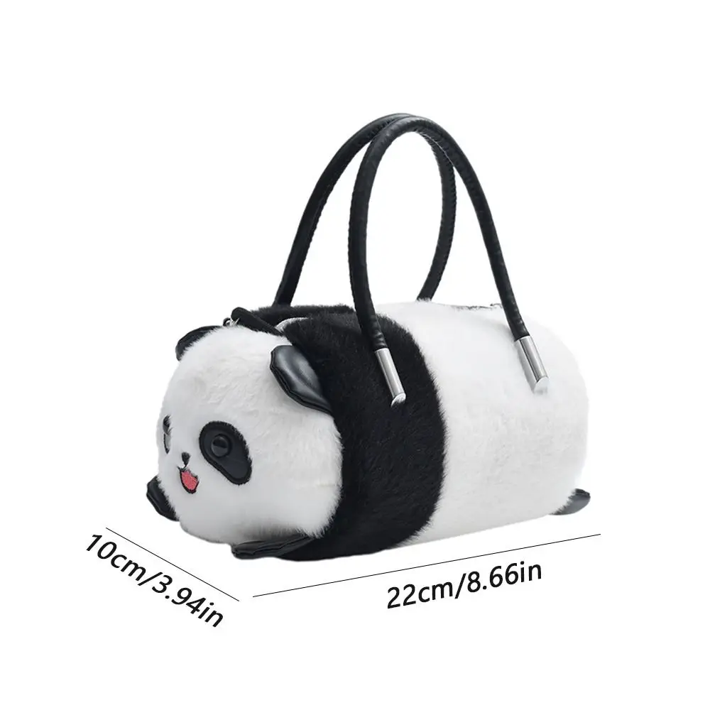 Sweet Animal Panda Plush Bag Sheep Large Capacity Crossbody Bag Chain Doll Bag Shoulder Bag Girl