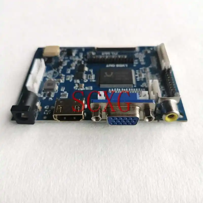 LCD Display Matrix Controller Drive Board Fit B121EW01 B121EW02 DIY Kit 1CCFL HDMI-Compatible AV VGA 12.1