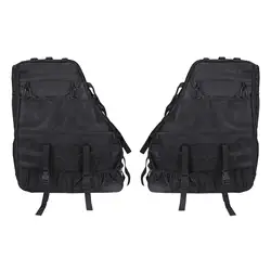 Roll Bar Storage Bag Oxford Cloth Cargo Saddlebag Tool Saddle Bag Organizers with Multi Pockets for Jeep JL Jku Wrangler JK