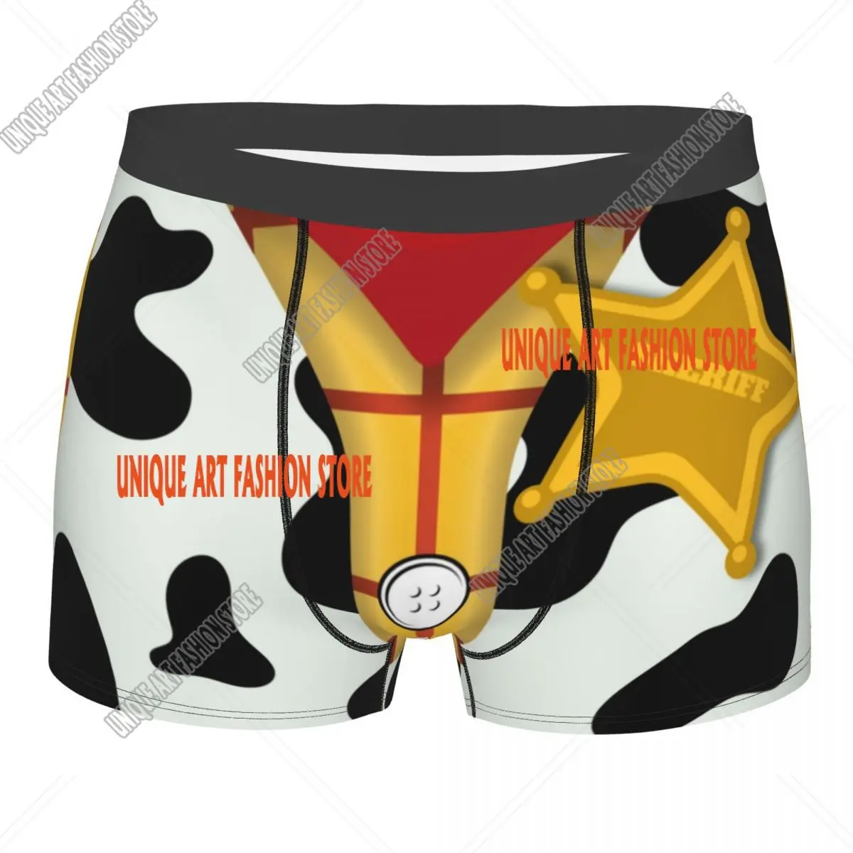 Custom Anime Toy Colour Underwear Men Breathable Cartoon Movie Boxer Briefs Shorts Panties Soft Underpants For Homme