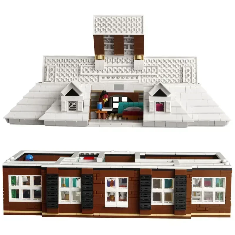 NEW  Movie 3955pcs Moc 21330 Home Alone House Set Model Building Blocks Bricks Educational Toys For Boy Kids Christmas Gifts