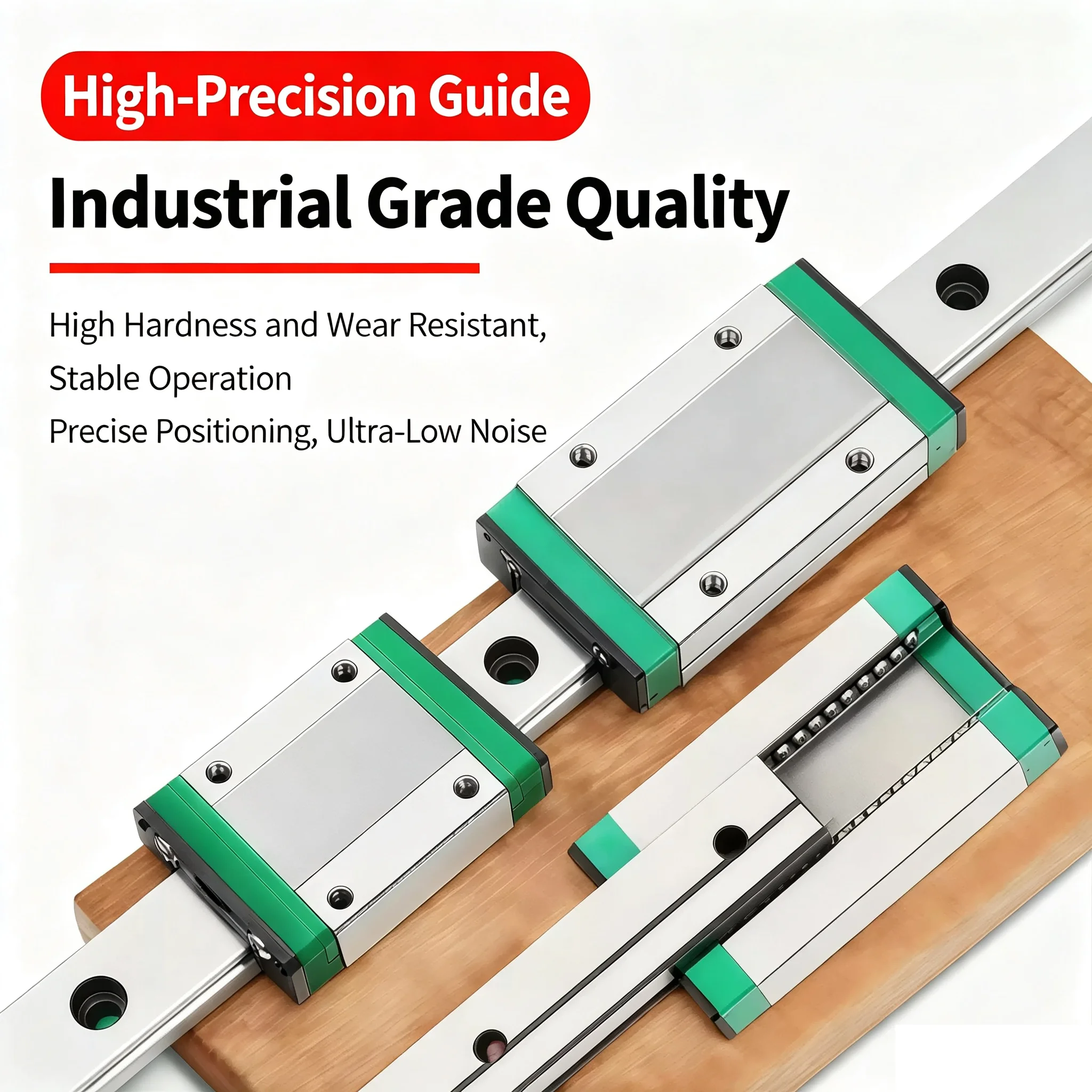 1PCS Domestic‑made bearing steel linear guide rail slider MGN12H 9H 7H 15H MGW7C 9C 12C 15CS