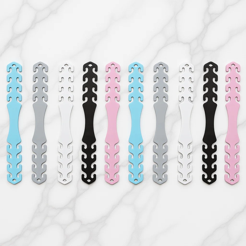 

10pcs Anti-Pressure Mask Hooks Pe Adjustable Ear Saver Buckle For All Earloop Masks Non-Slip Lightweight Mask Accessories Health