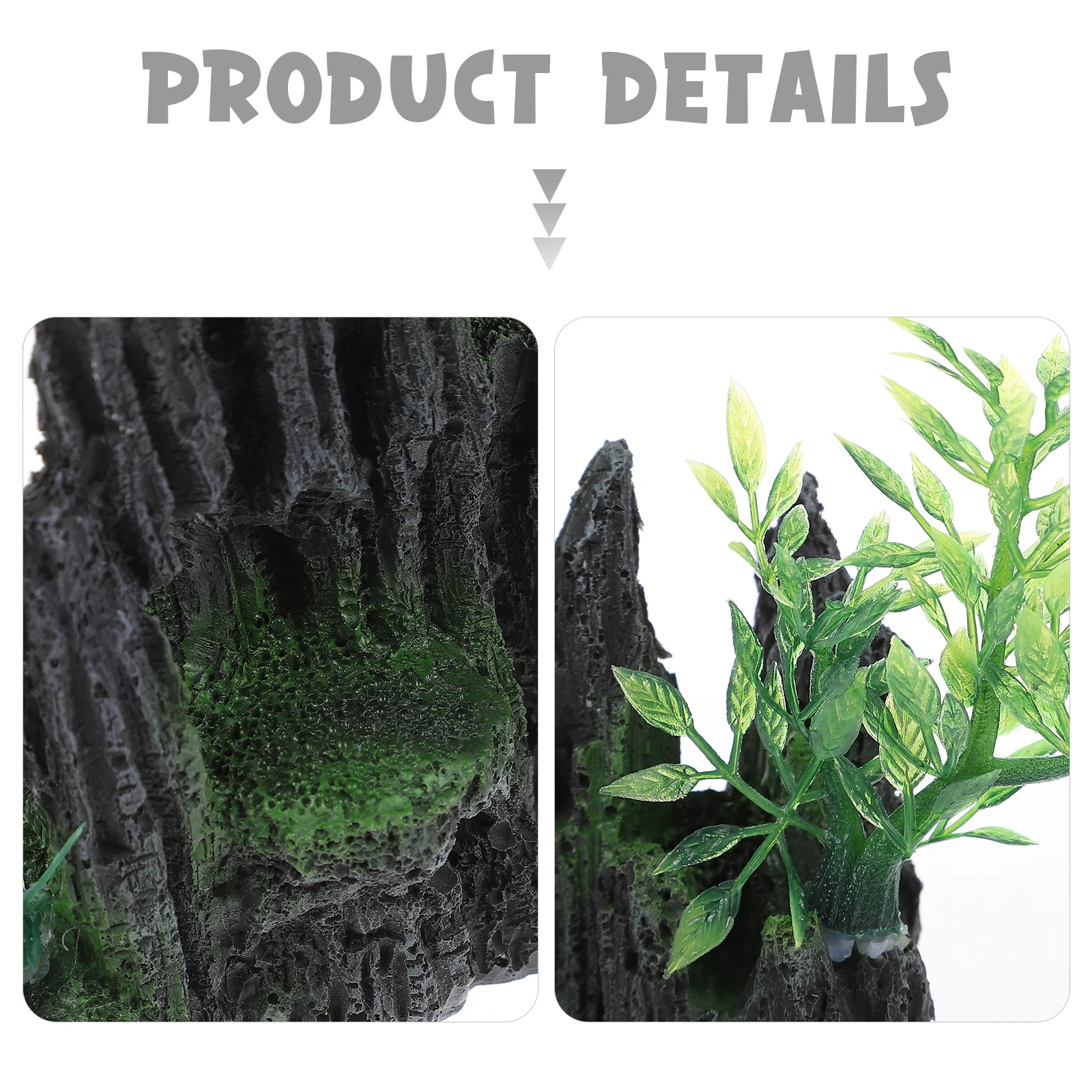 

1Pcs Fish Tank Rockery Stone Artificial Mountain Landscape Decoration Underwater Ornament Aquarium Decor for Freshwater Marine