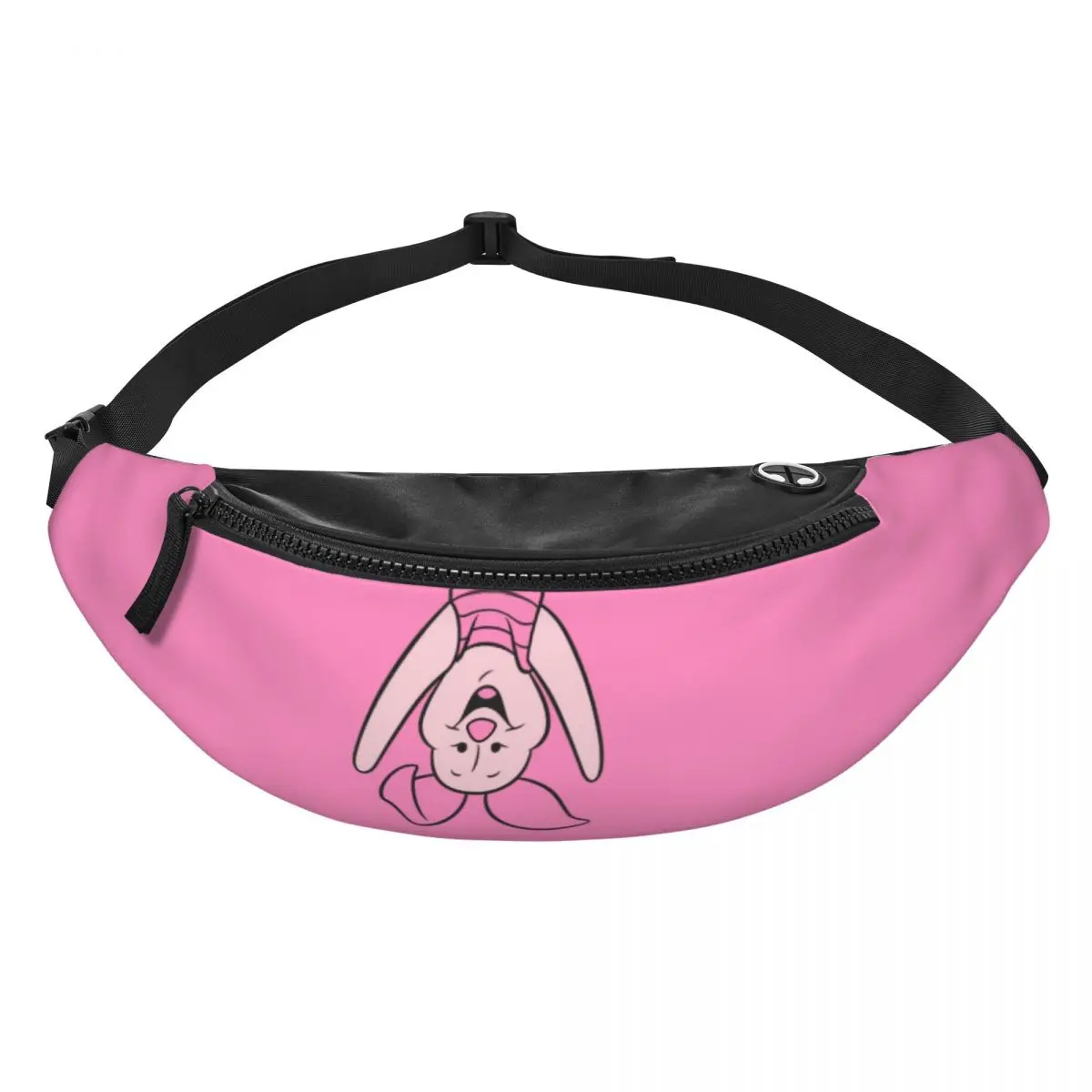 

Custom Casual P-Piglets Anime Big Movie Fanny Pack for Travel Hiking Women Men Crossbody Waist Bag Phone Money Pouch