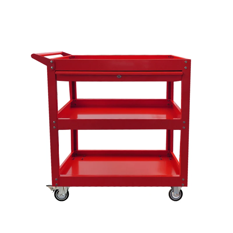 

Heavy Duty Drawer Tool Cart Sundries Storage Cart Workshop Auto Repair Trolley Parts Shelf Mobile Workbench